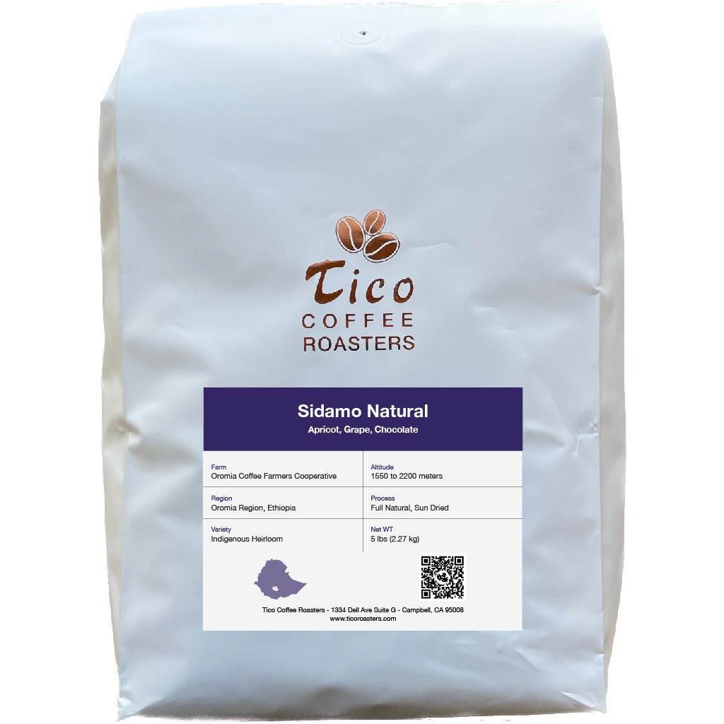 Ethiopia Sidamo Natural - Tico Coffee Roasters