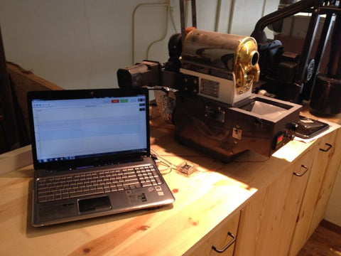 Sample Roast Loggin with Artisan Visual Scope