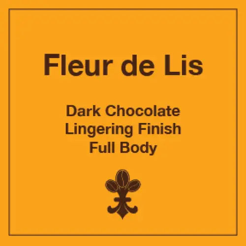 Fleur de Lis 12 oz Retail Bag Case for Resale - Tico Coffee Roasters