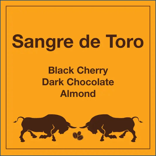 Sangre de Toro 12 oz Wholesale Frac-Pack Case (12 units) - Tico Coffee Roasters