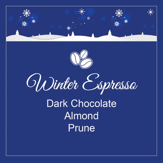 Winter Espresso 12 oz Retail Bag Case for Resale - Tico Coffee Roasters