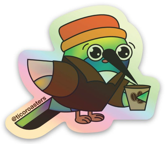 Azul Sticker Pack - The Hummingbird Guardian of Sustainability - Tico Coffee Roasters