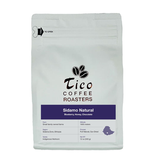 Ethiopia Sidamo Natural - Tico Coffee Roasters