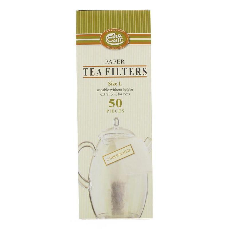 Paper Tea Filter Size L (50 units) - Tico Coffee Roasters
