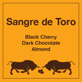 Sangre de Toro 12 oz Retail Bag Case for Resale - Tico Coffee Roasters
