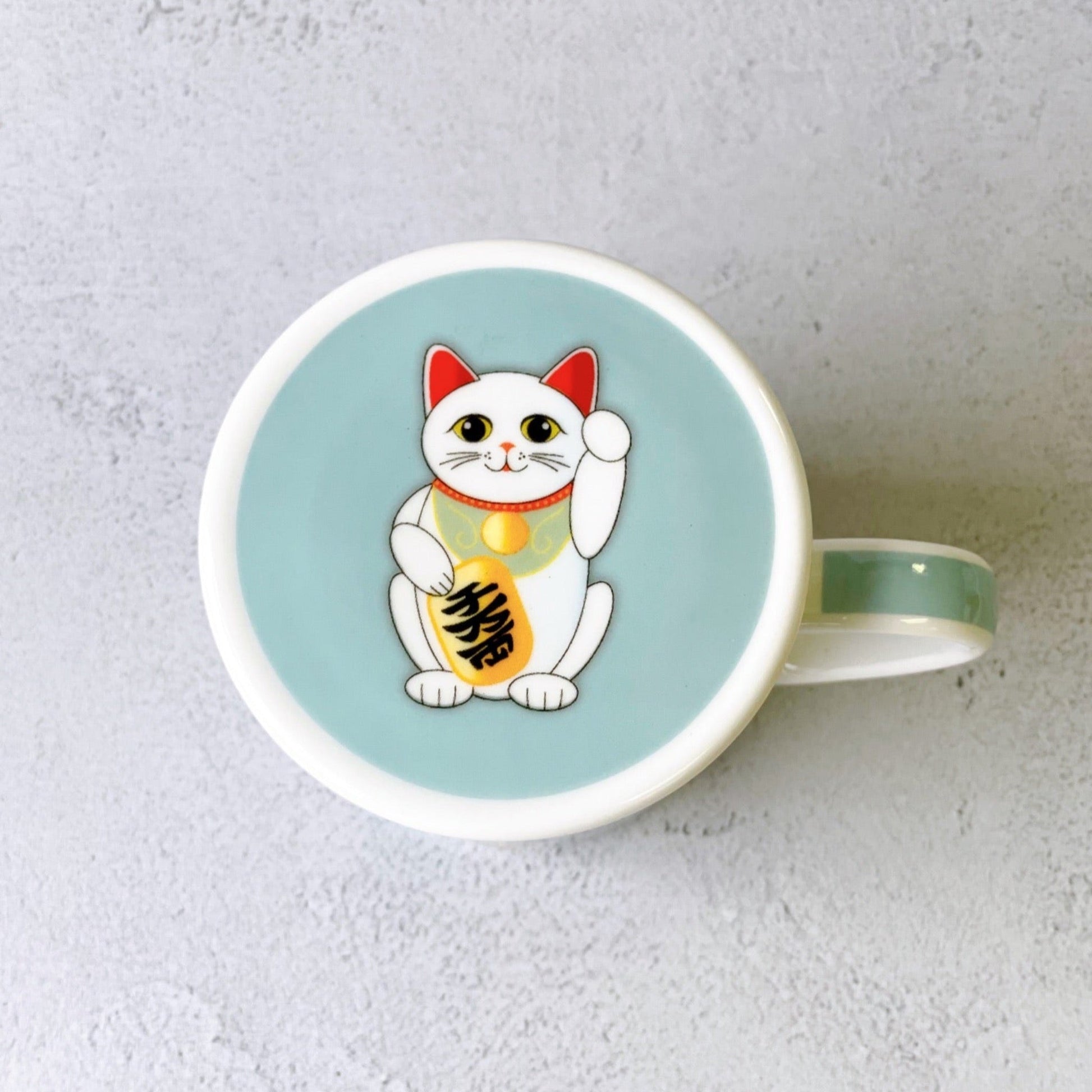 Tea Mug "Lucky Cat" with stainless steel strainer - Tico Coffee Roasters