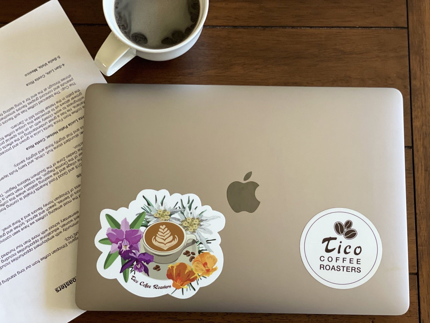 Tico Coffee Roasters Origins Sticker - Tico Coffee Roasters